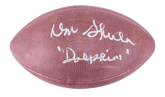 Don Shula Signed Wilson Official NFL Football with "Dolphins" Inscription (Beckett)